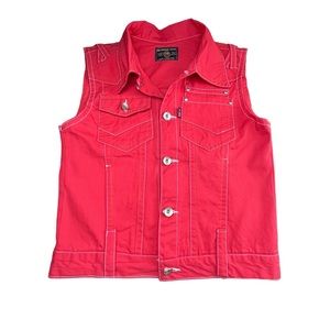 Number Nine Women’s Red Vest Sz M